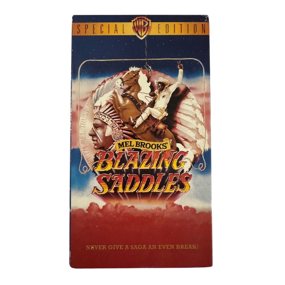 Mel Brooks Blazing Saddles Vintage Special Edition VHS Rated R